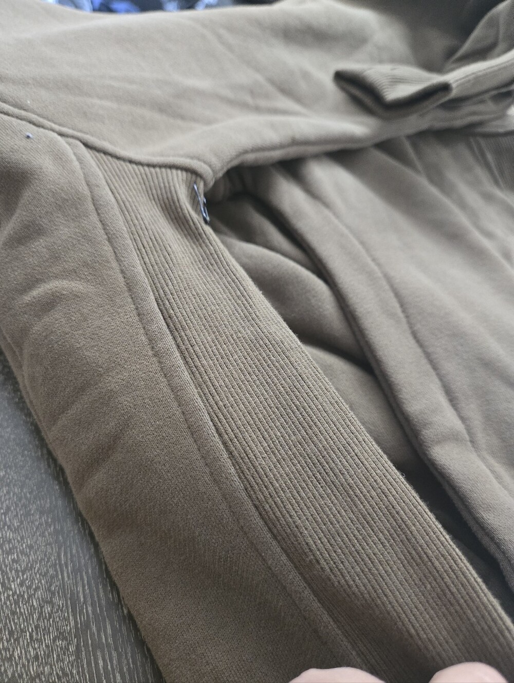 NWOT Savvi Women’s XL Full Zip Hoodie Olive Green Athleisure Jacket - Picture 14 of 16